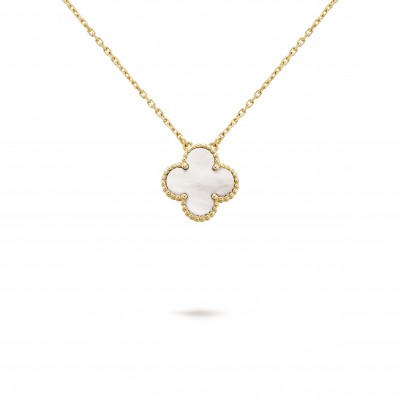 VAN CLEEF ARPELS VINTAGE ALHAMBRA PENDANT - YELLOW GOLD, MOTHER-OF-PEARL  VCARA45900